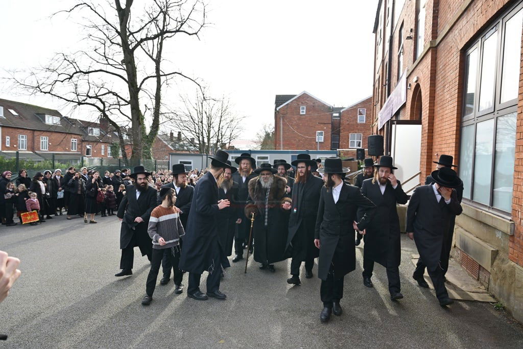 האדמו"ר מסאטמר בביקור הוד במאנשטעסער