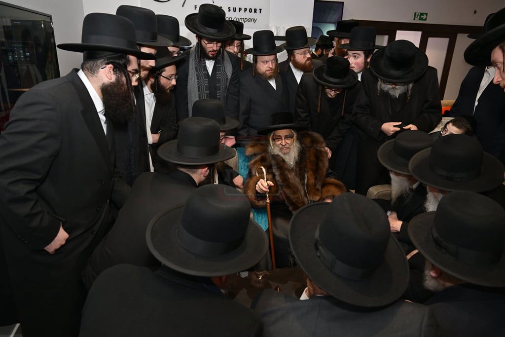 האדמו"ר מסאטמר בביקור הוד במאנשטעסער