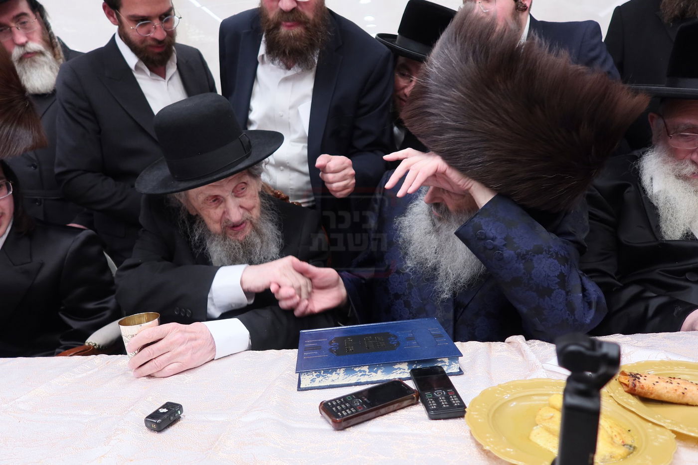 שמחת שבע הברכות לנכד הדיין הגאון חיים יוסף דוד וייס