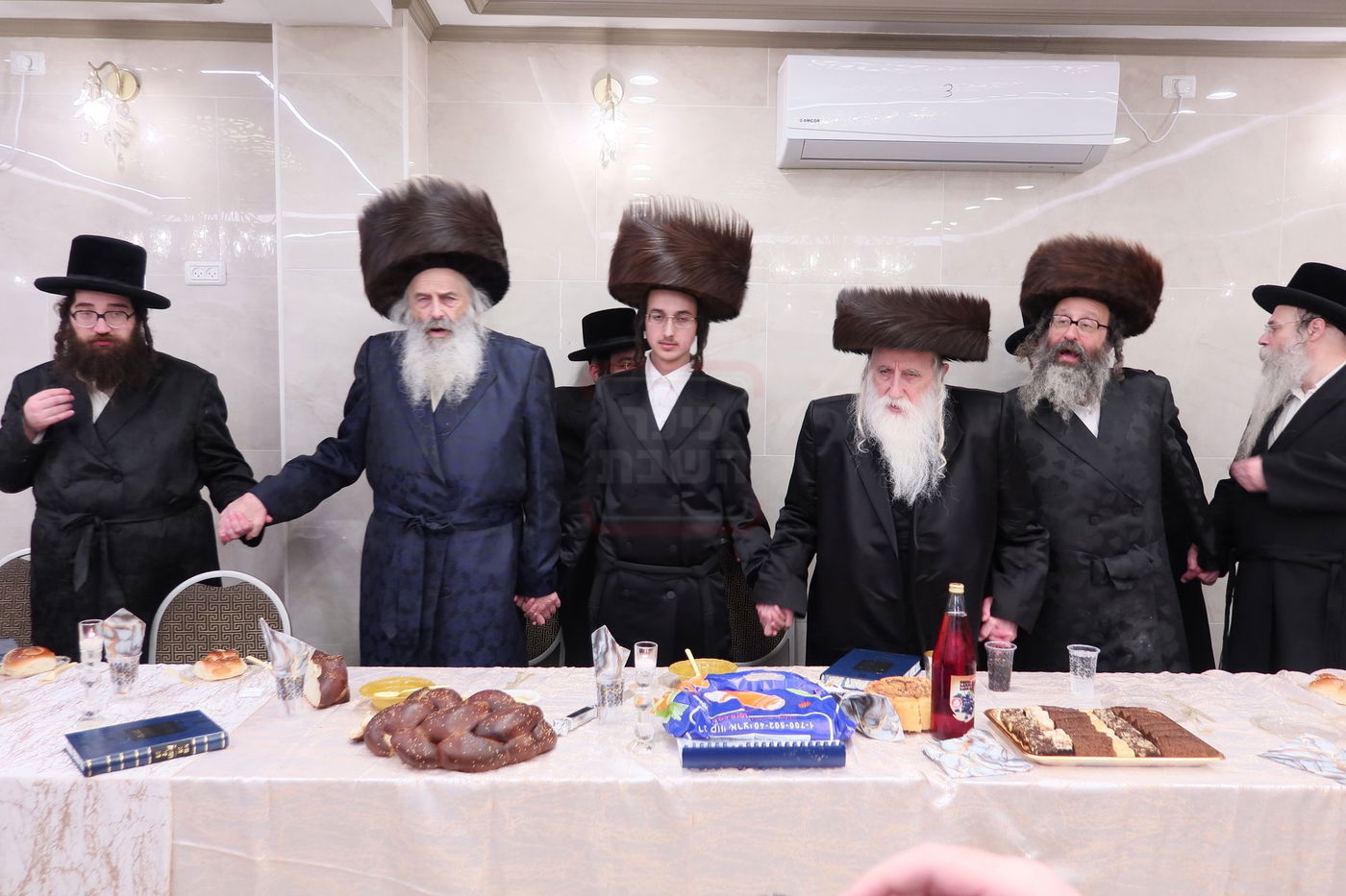 שמחת שבע הברכות לנכד הדיין הגאון חיים יוסף דוד וייס