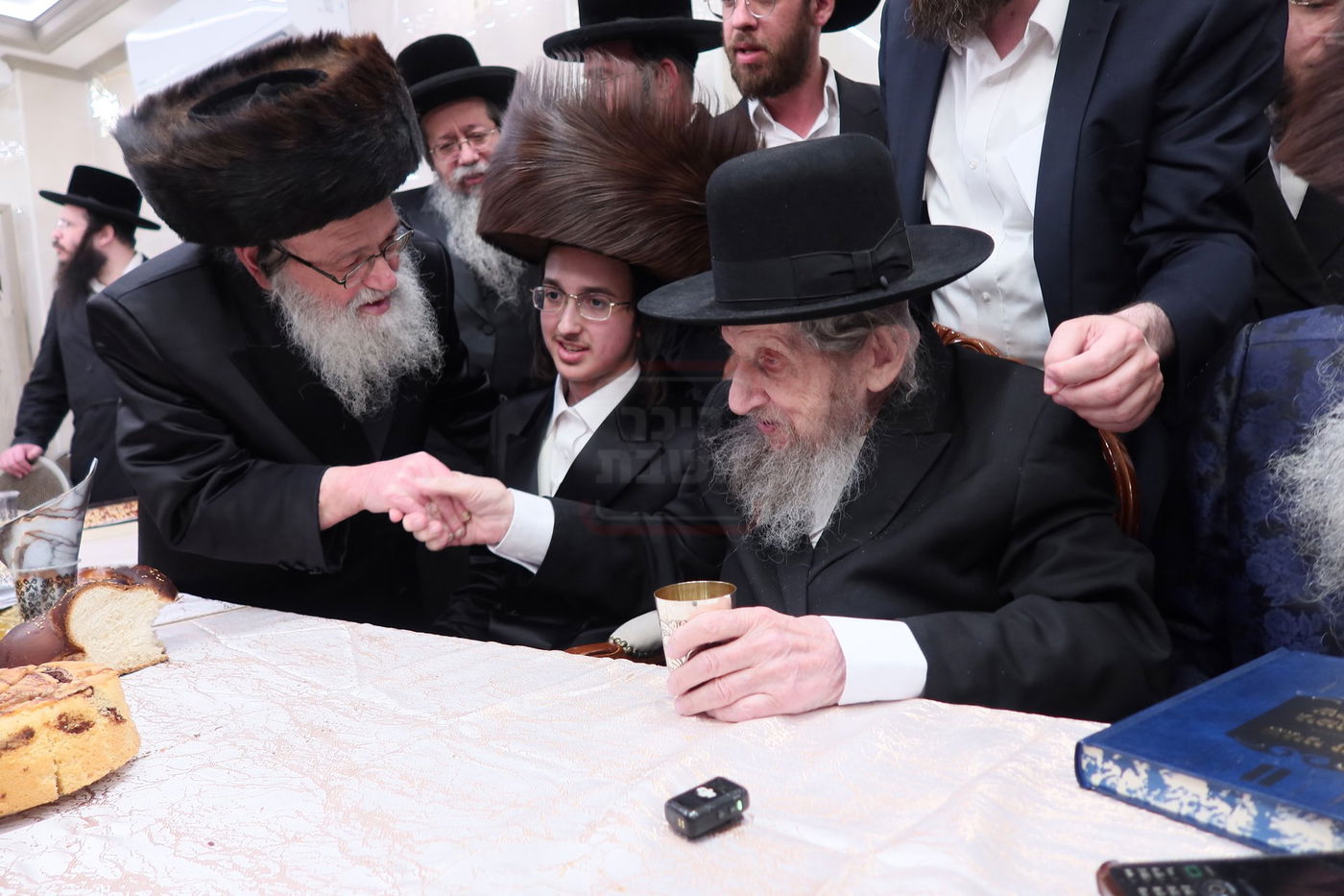 שמחת שבע הברכות לנכד הדיין הגאון חיים יוסף דוד וייס