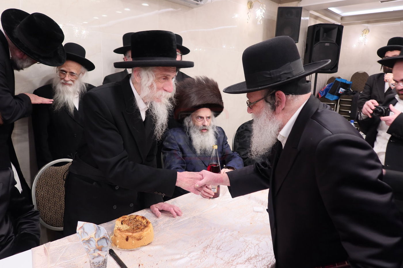 שמחת שבע הברכות לנכד הדיין הגאון חיים יוסף דוד וייס