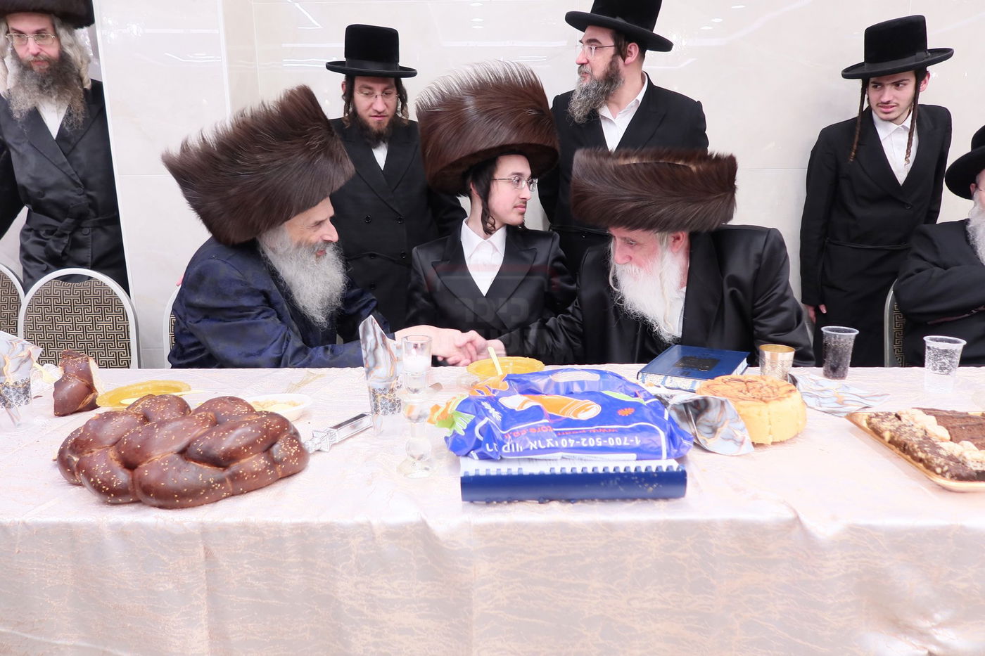 שמחת שבע הברכות לנכד הדיין הגאון חיים יוסף דוד וייס