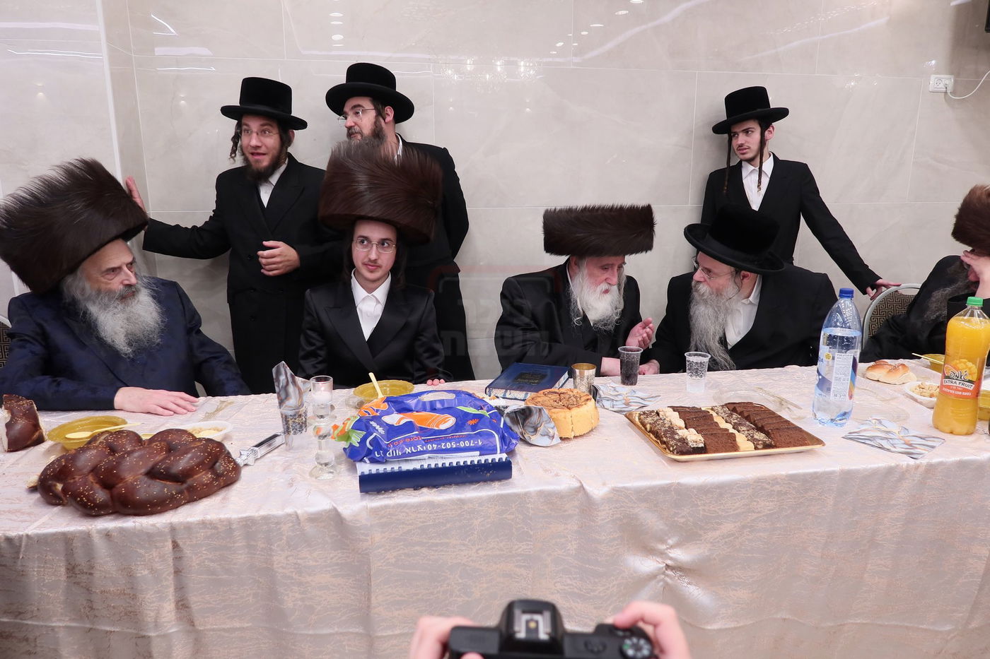 שמחת שבע הברכות לנכד הדיין הגאון חיים יוסף דוד וייס