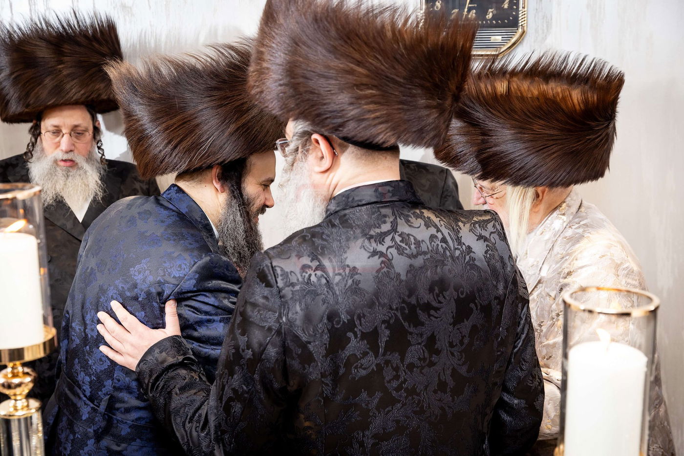 שמחת השבע ברכות בביתו של האדמו''ר ממונקאטש 