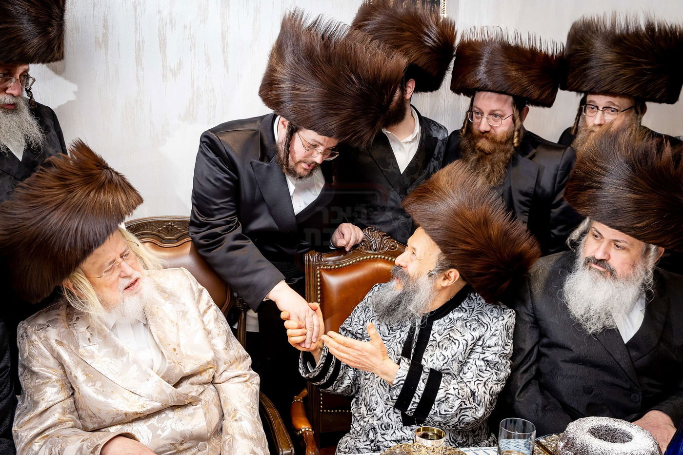 שמחת השבע ברכות בביתו של האדמו''ר ממונקאטש 