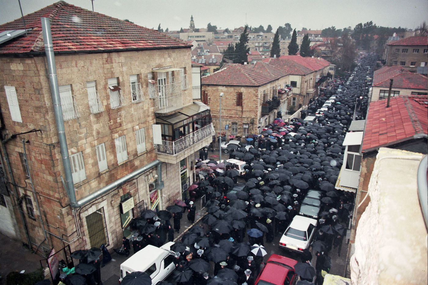 מסע הלוויית הרבי ה'פני מנחם' מגור זיע"א 