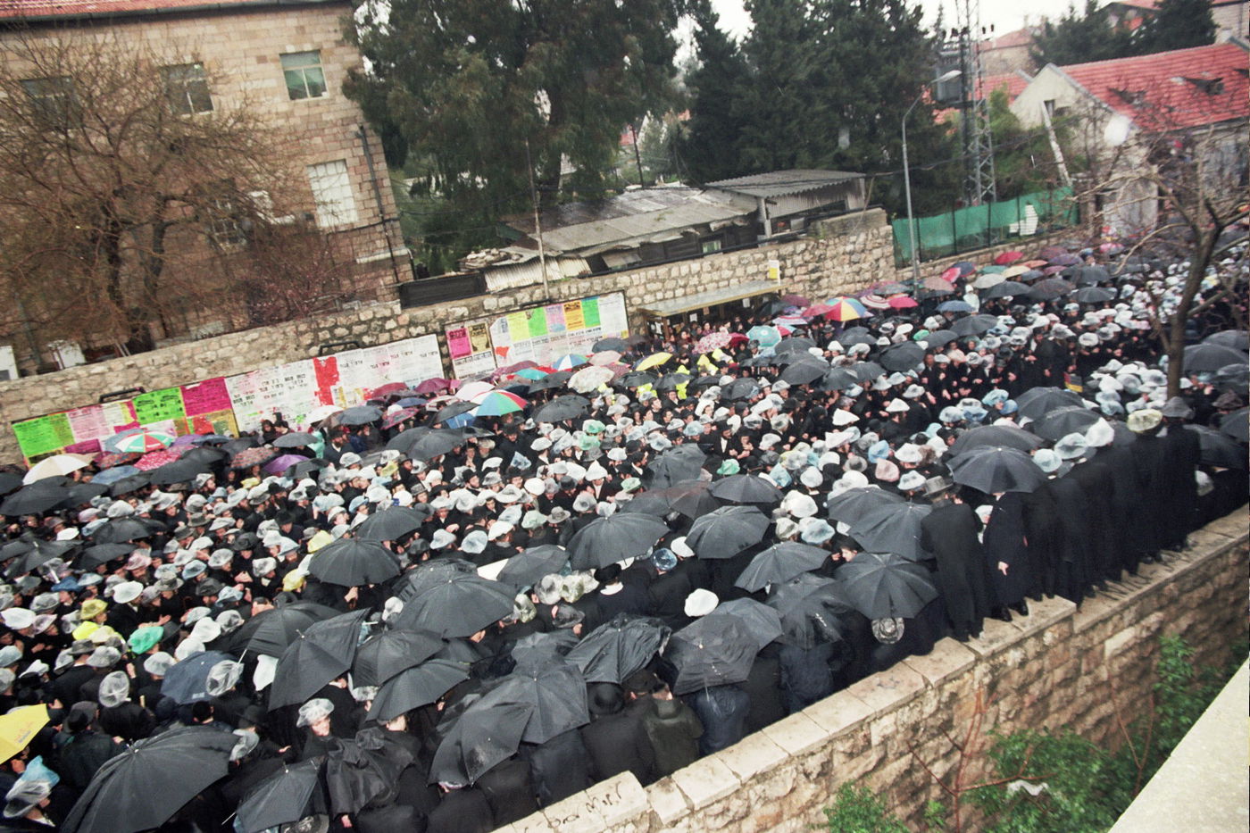 מסע הלוויית הרבי ה'פני מנחם' מגור זיע"א 