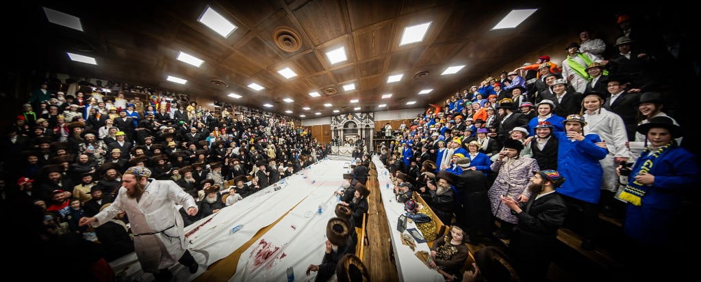 פורים בחצה"ק צאנז קלויזנבורג