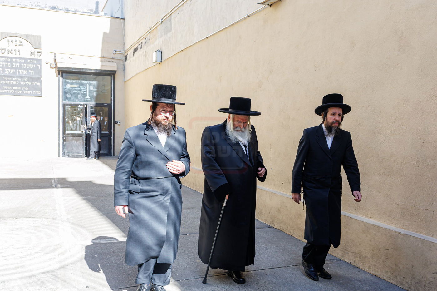 האדמו"ר מבאבוב בישיבת 'כרם שלמה'