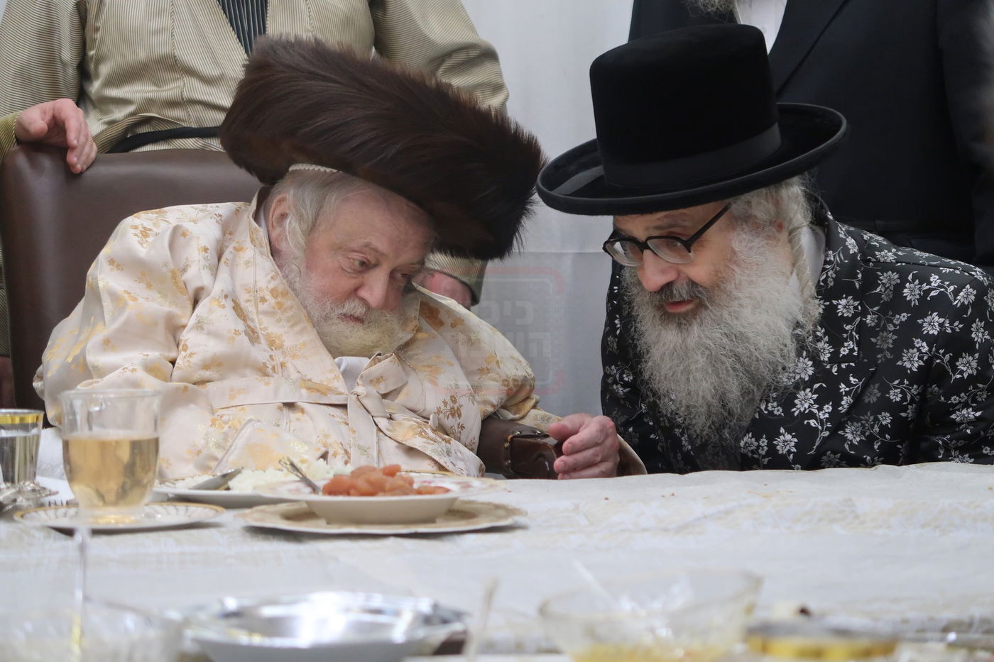 האדמו"ר מויז'ניץ בית שמש בשמחת בית תולדות אברהם יצחק