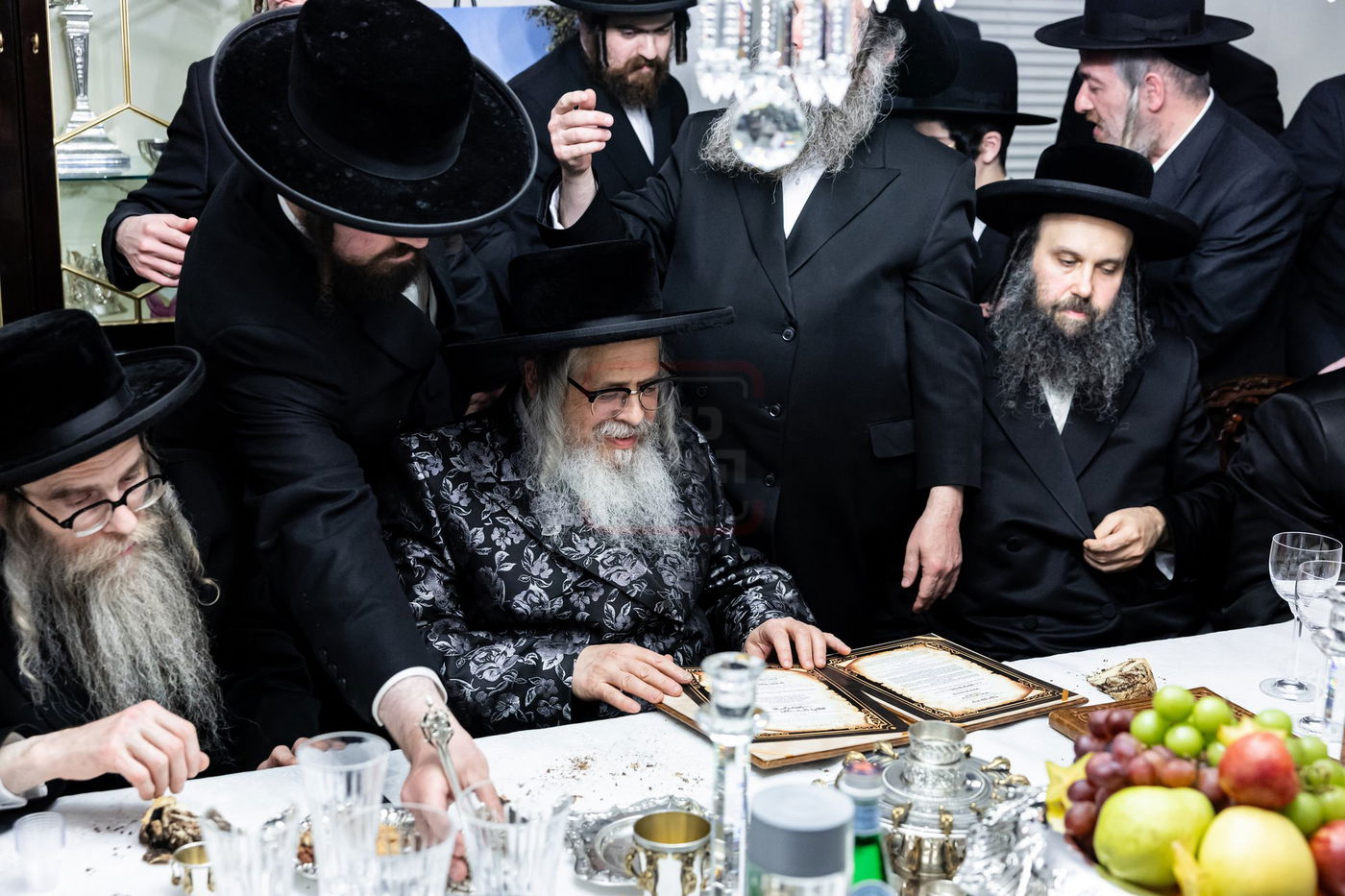 המעמד בסאטמר לכבוד ר' משה גבאי