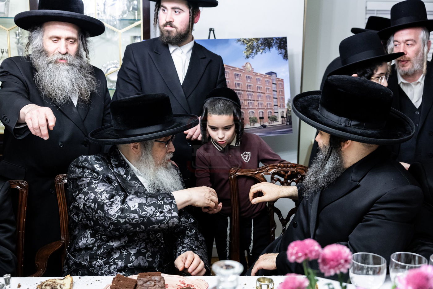 המעמד בסאטמר לכבוד ר' משה גבאי