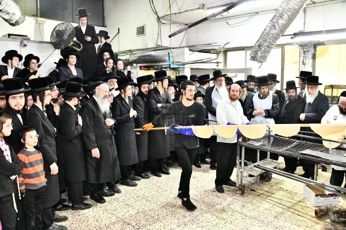 האדמו"ר מסאדיגורה באפיית המצות