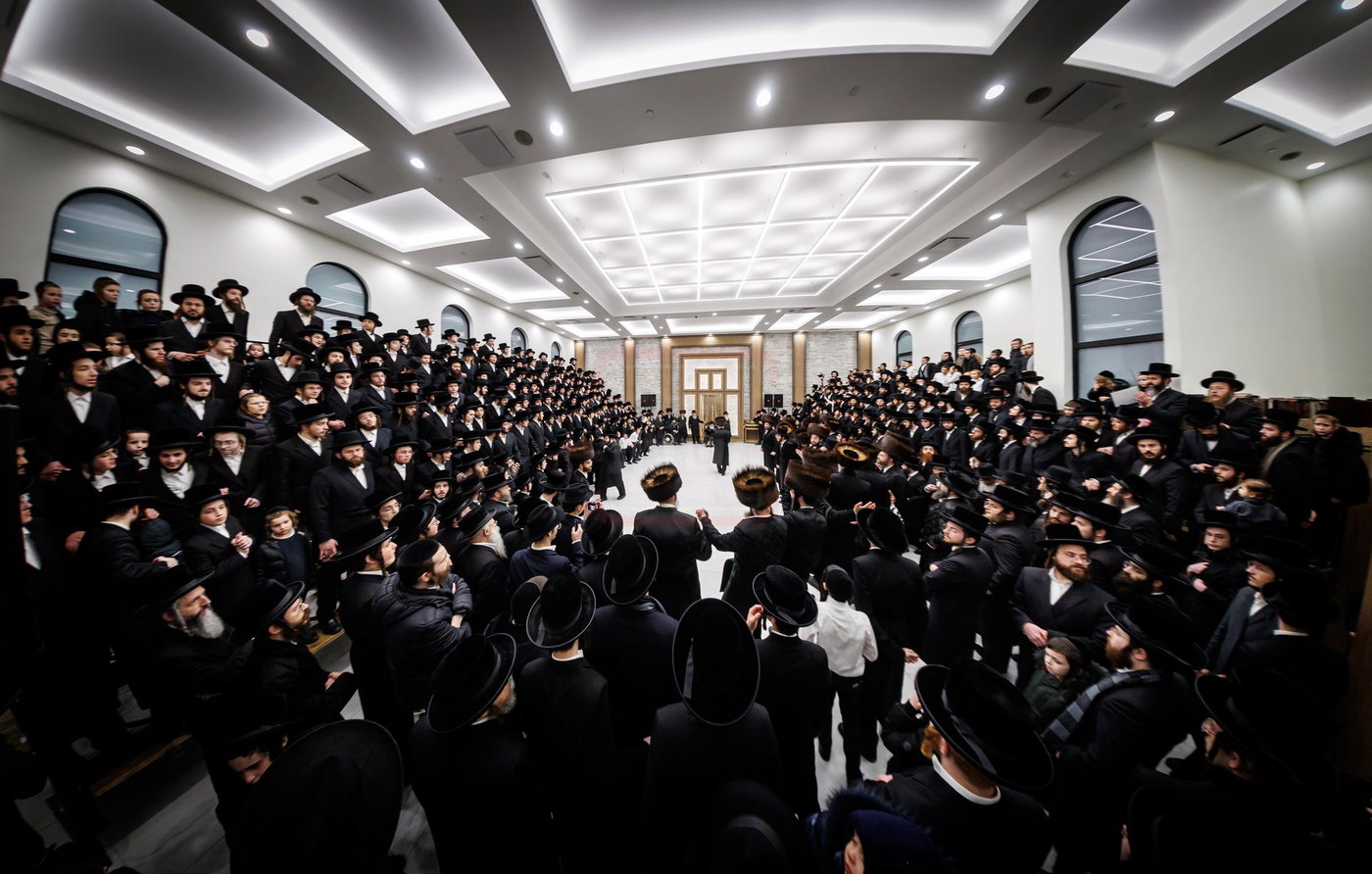 הכנסת ספר תורה בצאנז קלויזנבורג