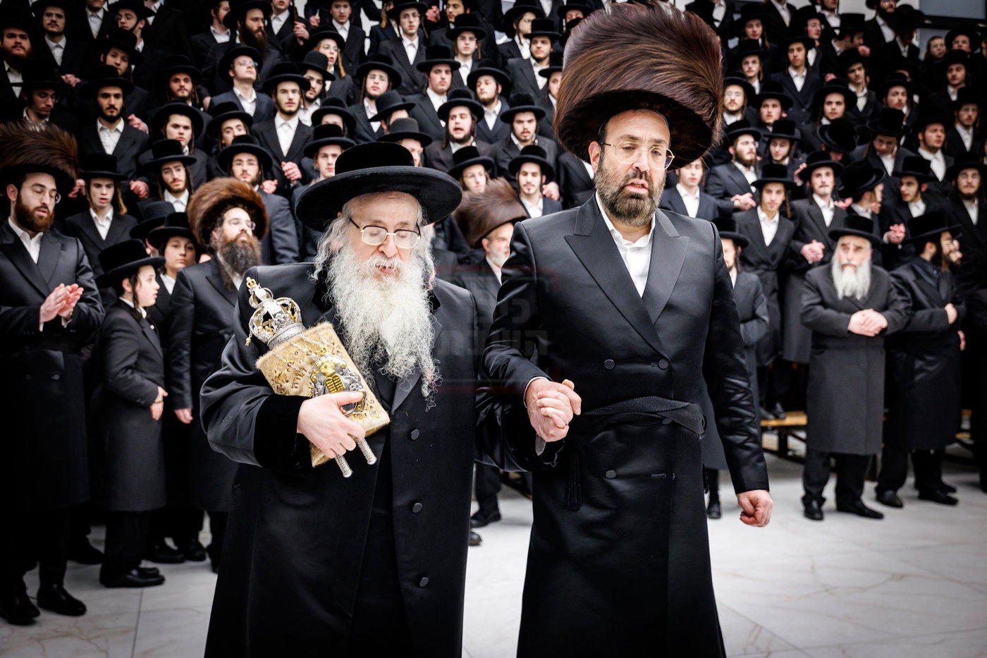 הכנסת ספר תורה בצאנז קלויזנבורג