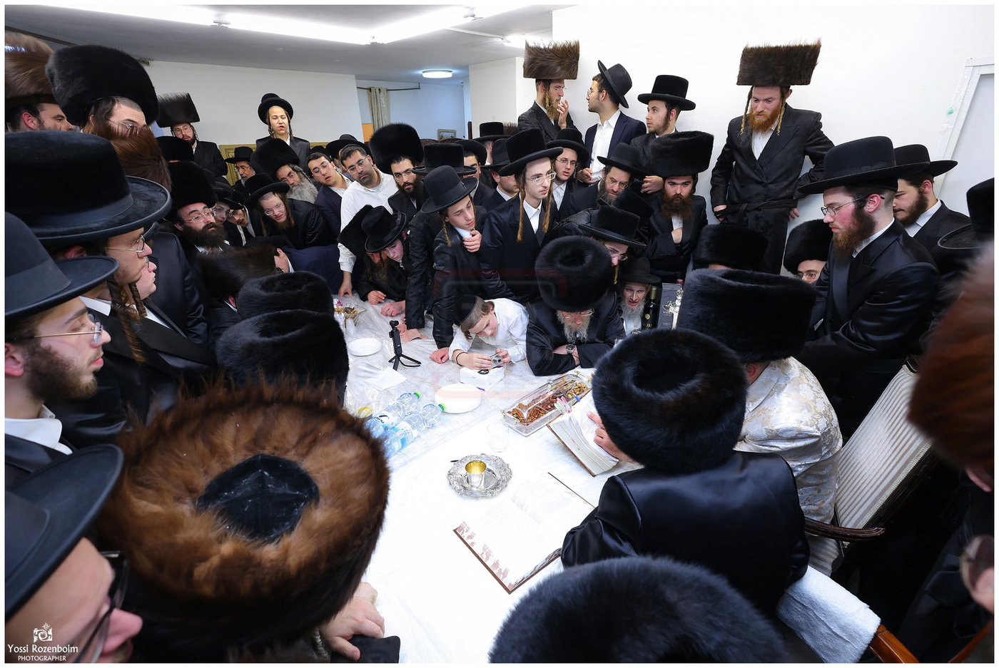האדמו"ר הגרי"מ מורגנשטרן בביקור אצל האדמו"ר מאשלג בני היכלא