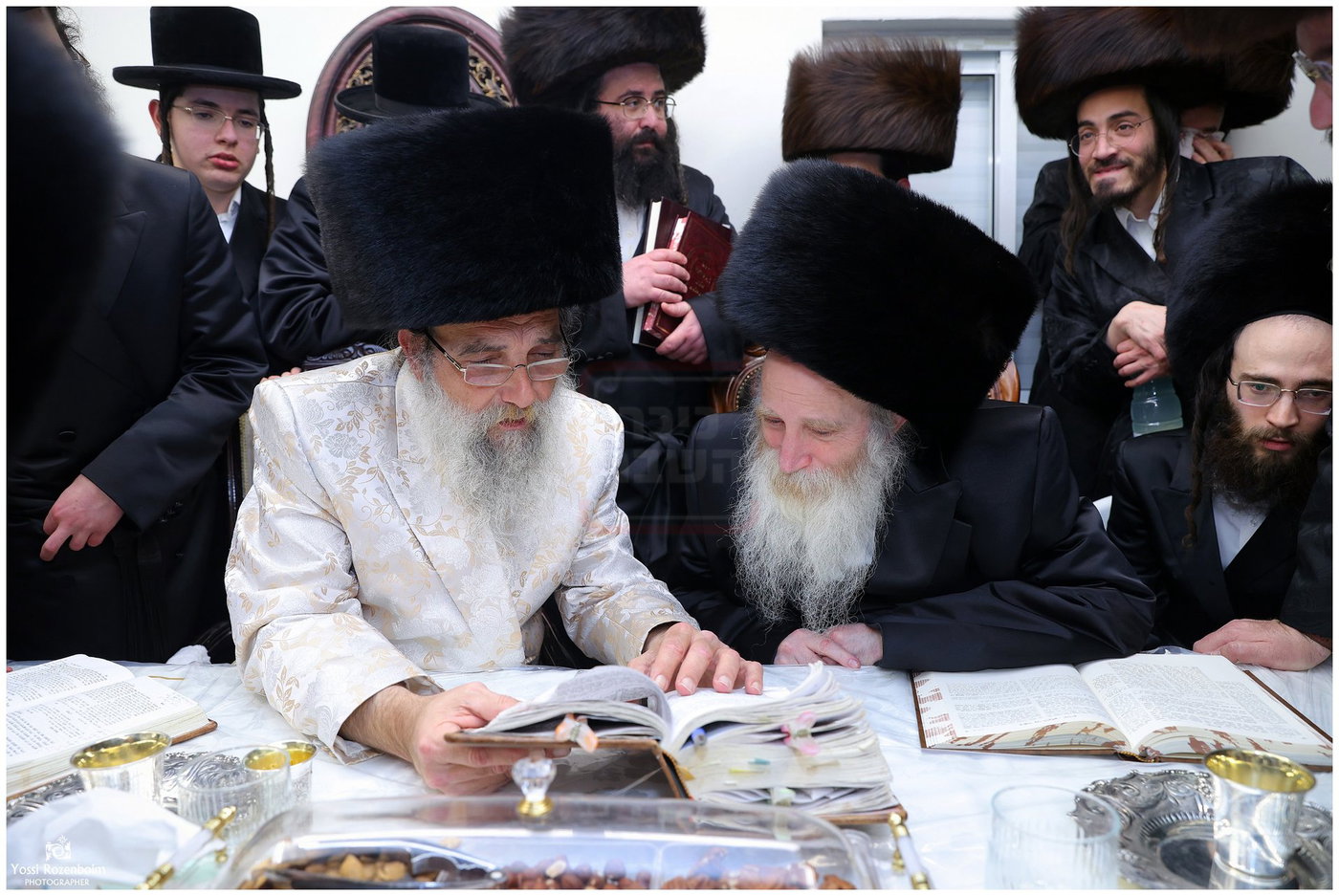 האדמו"ר הגרי"מ מורגנשטרן בביקור אצל האדמו"ר מאשלג בני היכלא
