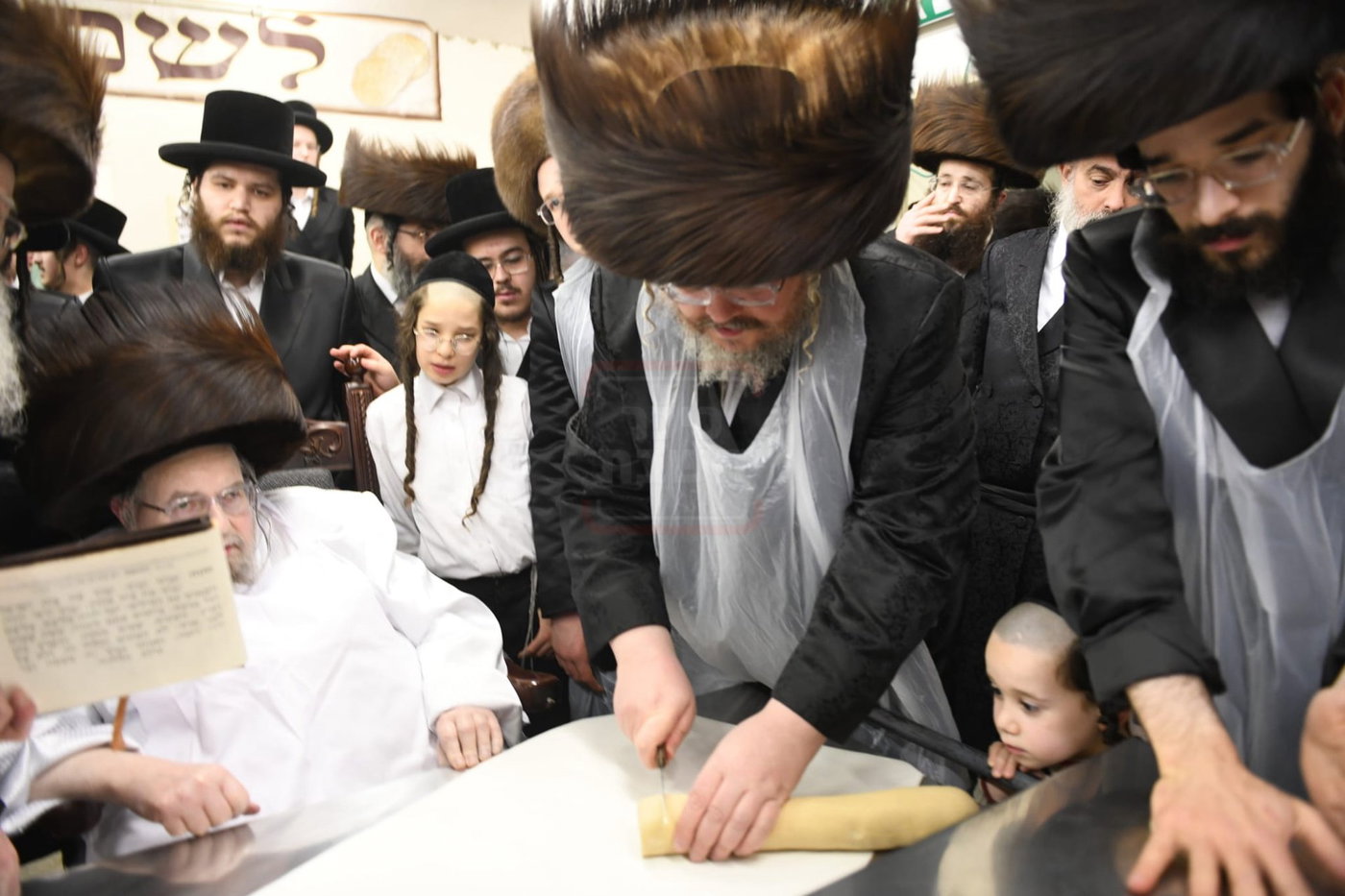 האדמו"ר מבעלזא באפיית מצות מצווה