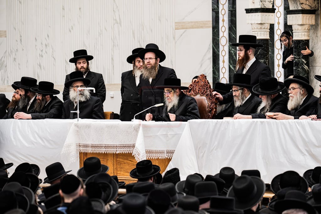 האדמו"ר מסאטמר בשאיבת מים שלנו