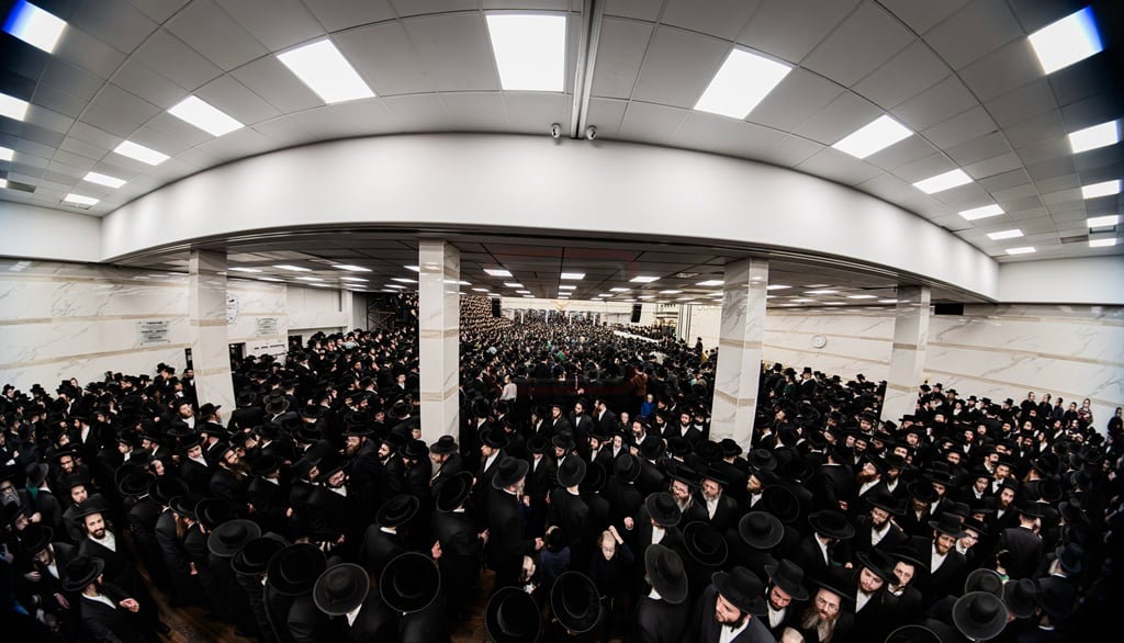 האדמו"ר מסאטמר בשאיבת מים שלנו