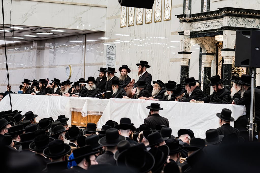 האדמו"ר מסאטמר בשאיבת מים שלנו