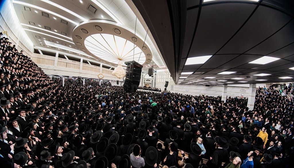 האדמו"ר מסאטמר בשאיבת מים שלנו