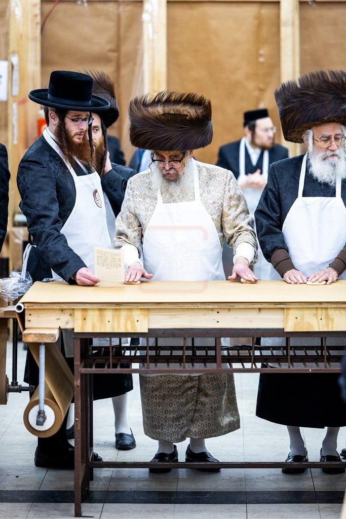 האדמו"ר מסאטמר באפיית מצות מצווה