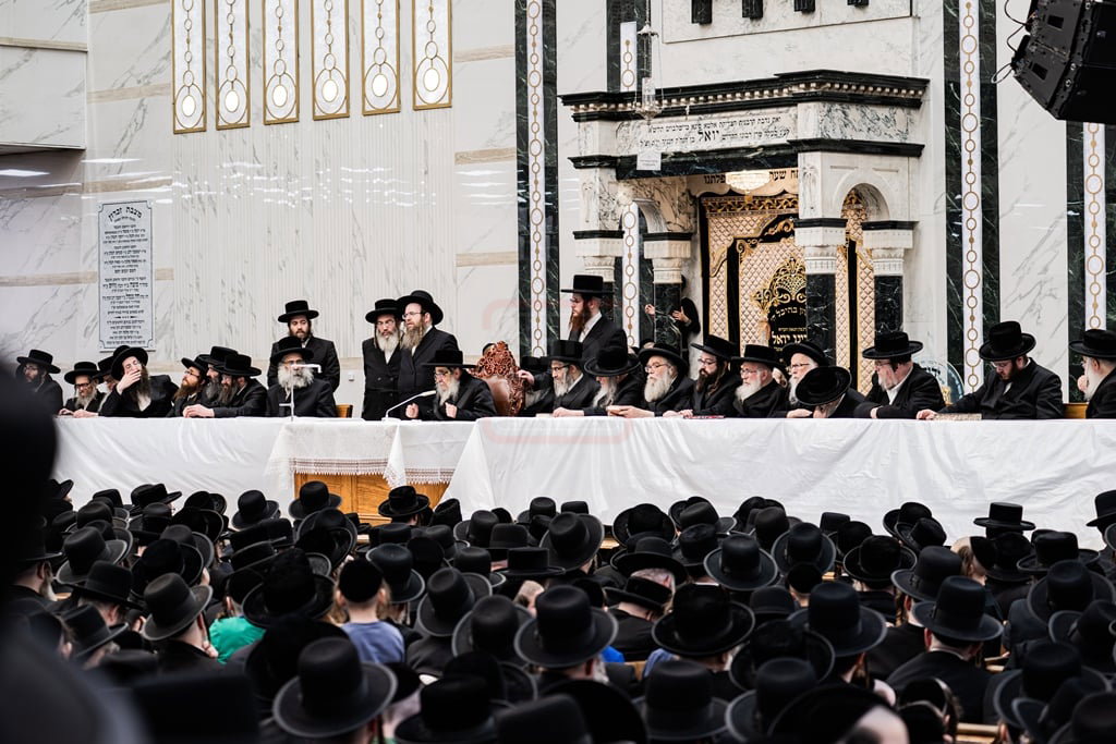 האדמו"ר מסאטמר בשאיבת מים שלנו