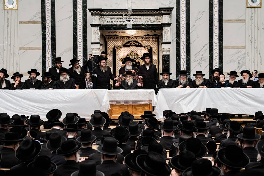 האדמו"ר מסאטמר בשאיבת מים שלנו