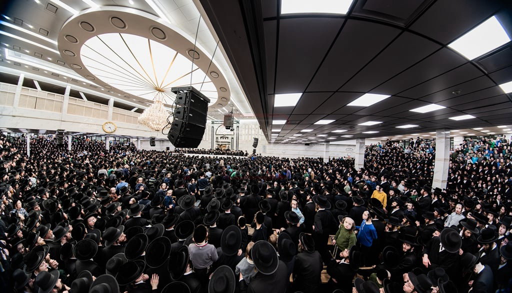 האדמו"ר מסאטמר בשאיבת מים שלנו