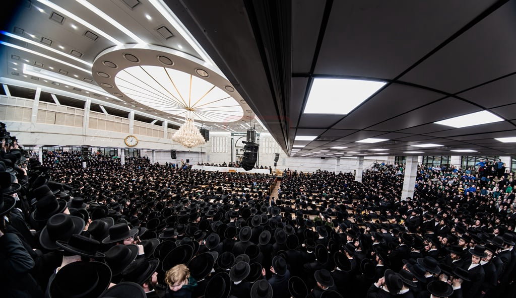 האדמו"ר מסאטמר בשאיבת מים שלנו