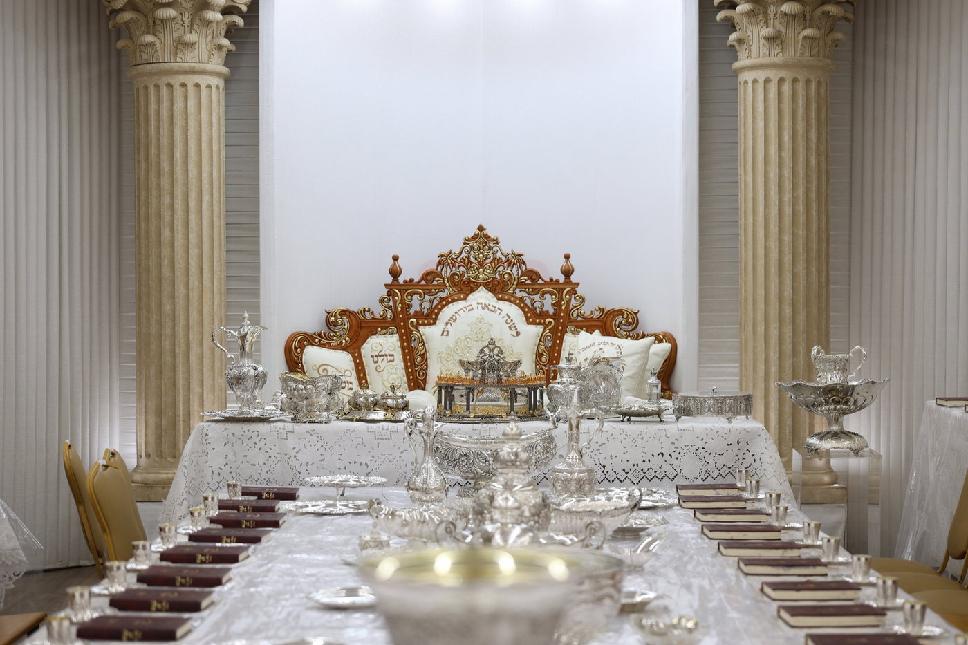 שולחן ליל הסדר של האדמו"ר מסאטמר