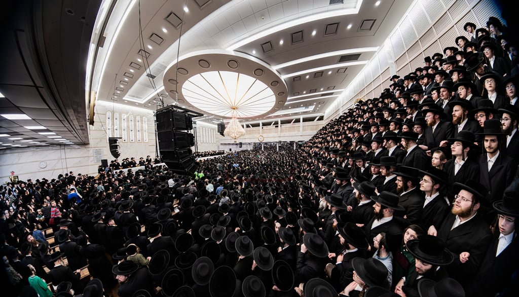 האדמו"ר מסאטמר בשאיבת מים שלנו