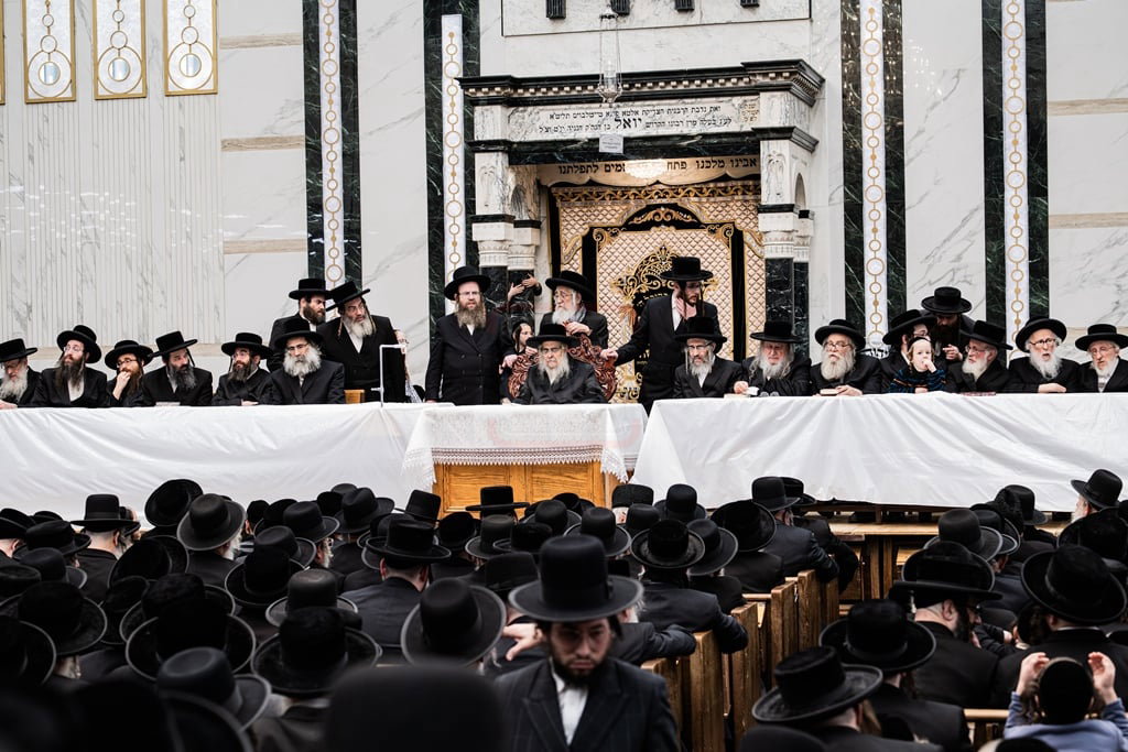 האדמו"ר מסאטמר בשאיבת מים שלנו