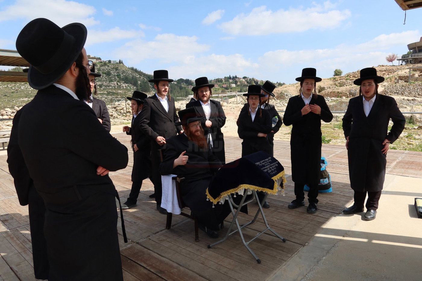 האדמו"ר מקאליב במשכן שילה