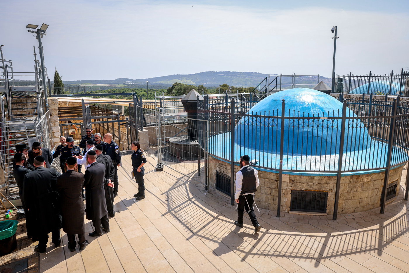 הפסקת העבודות במירון