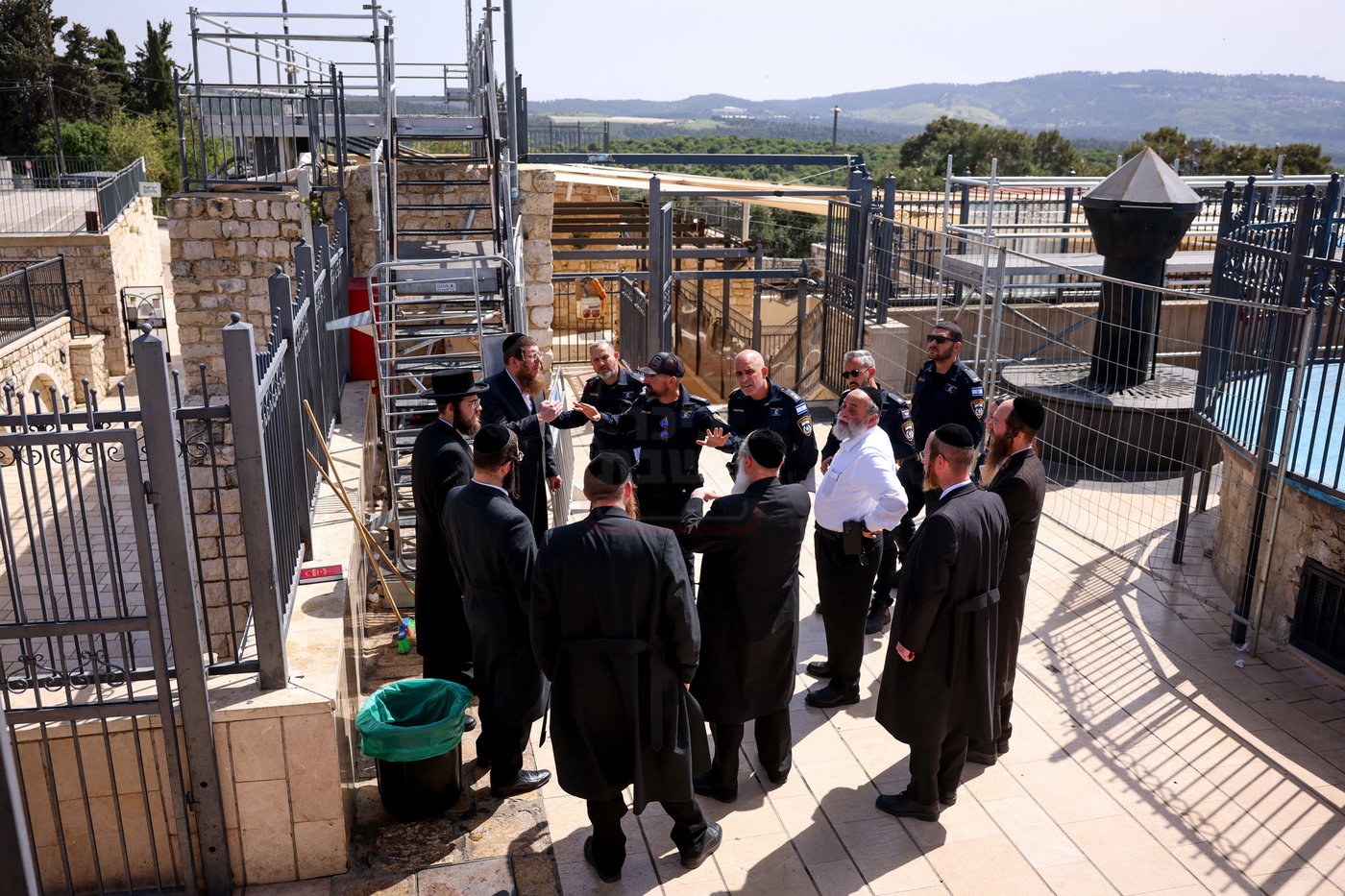 הפסקת העבודות במירון