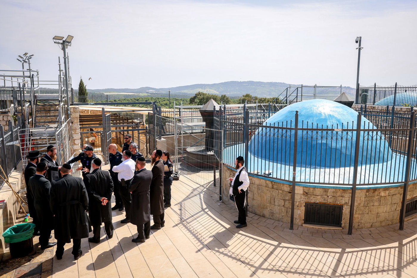הפסקת העבודות במירון