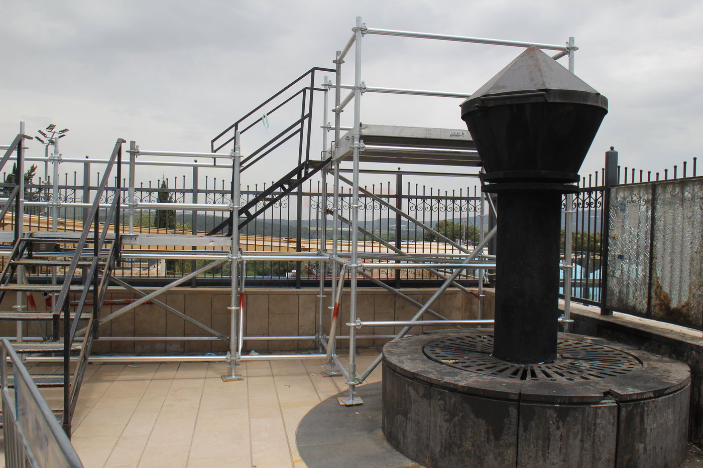 הפסקת העבודות במירון