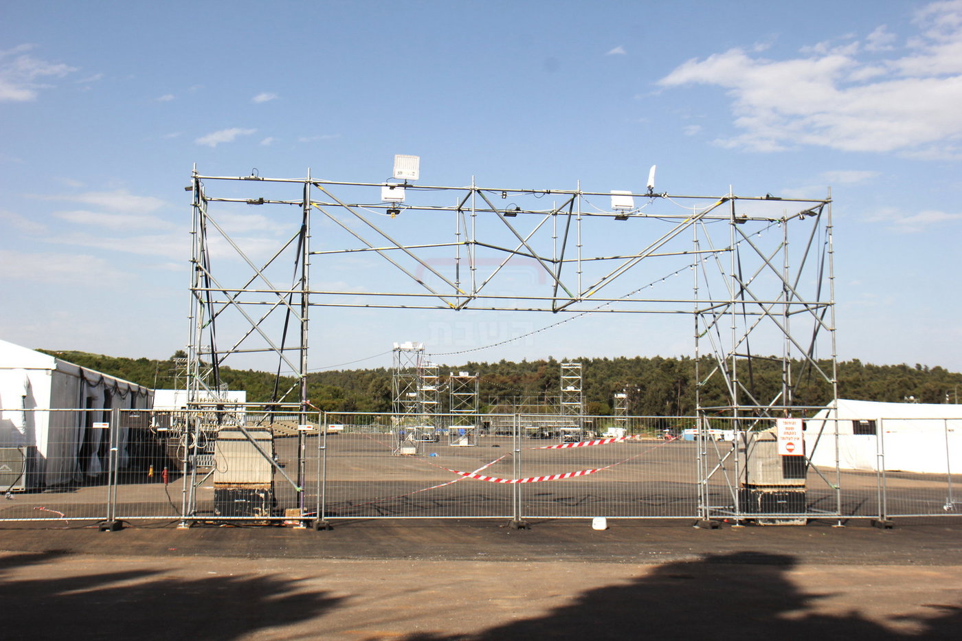 הפסקת העבודות במירון