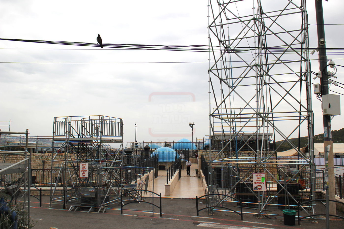 הפסקת העבודות במירון