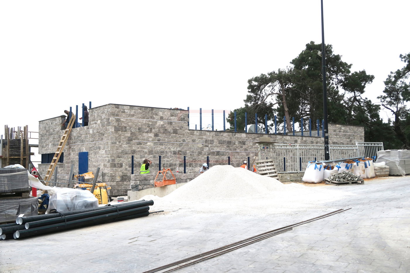 הפסקת העבודות במירון