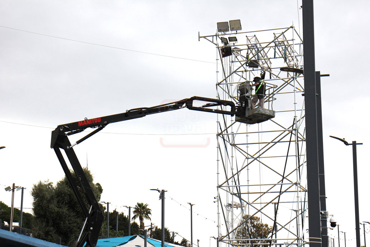 הפסקת העבודות במירון
