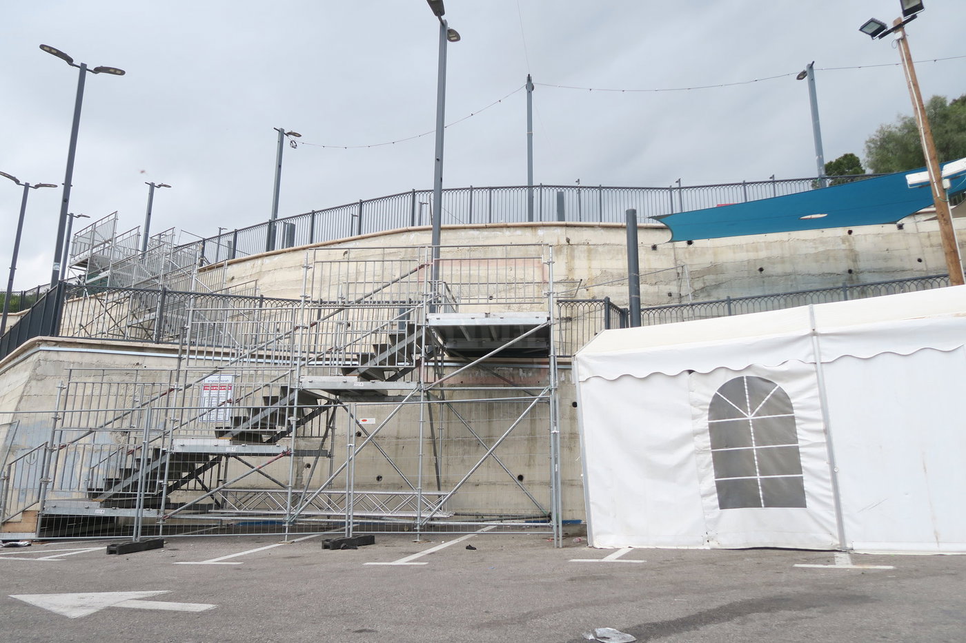 הפסקת העבודות במירון