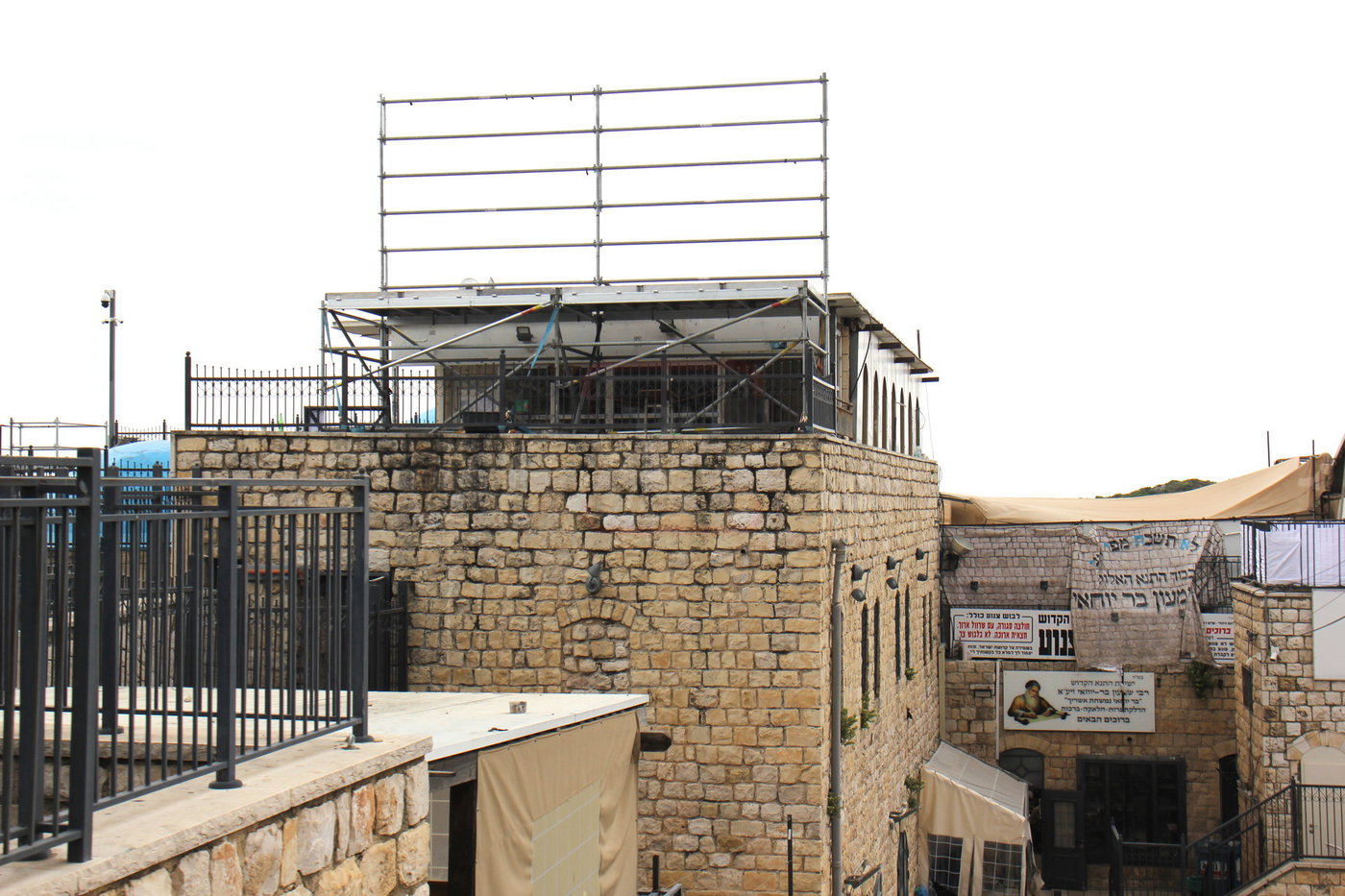 הפסקת העבודות במירון