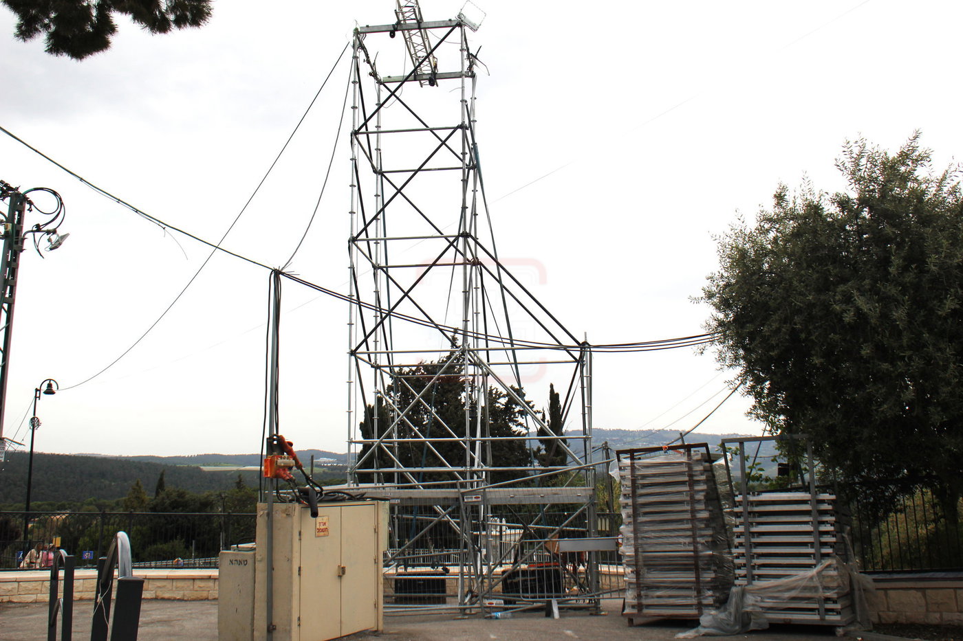 הפסקת העבודות במירון