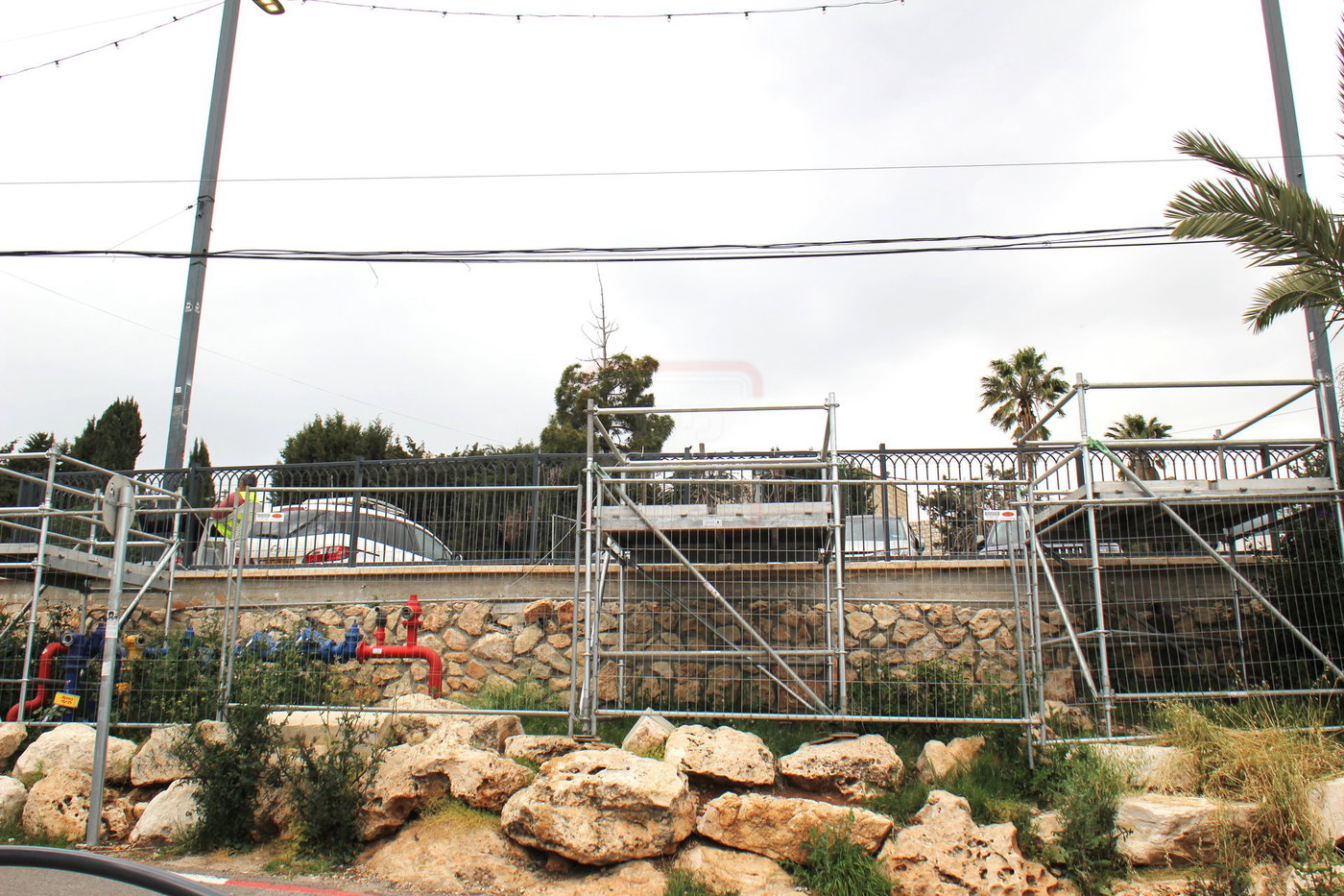 הפסקת העבודות במירון