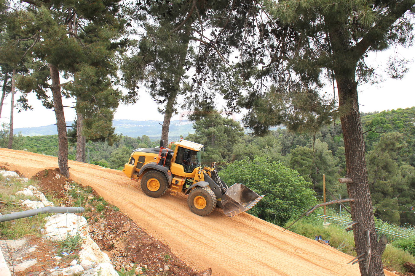 הפסקת העבודות במירון