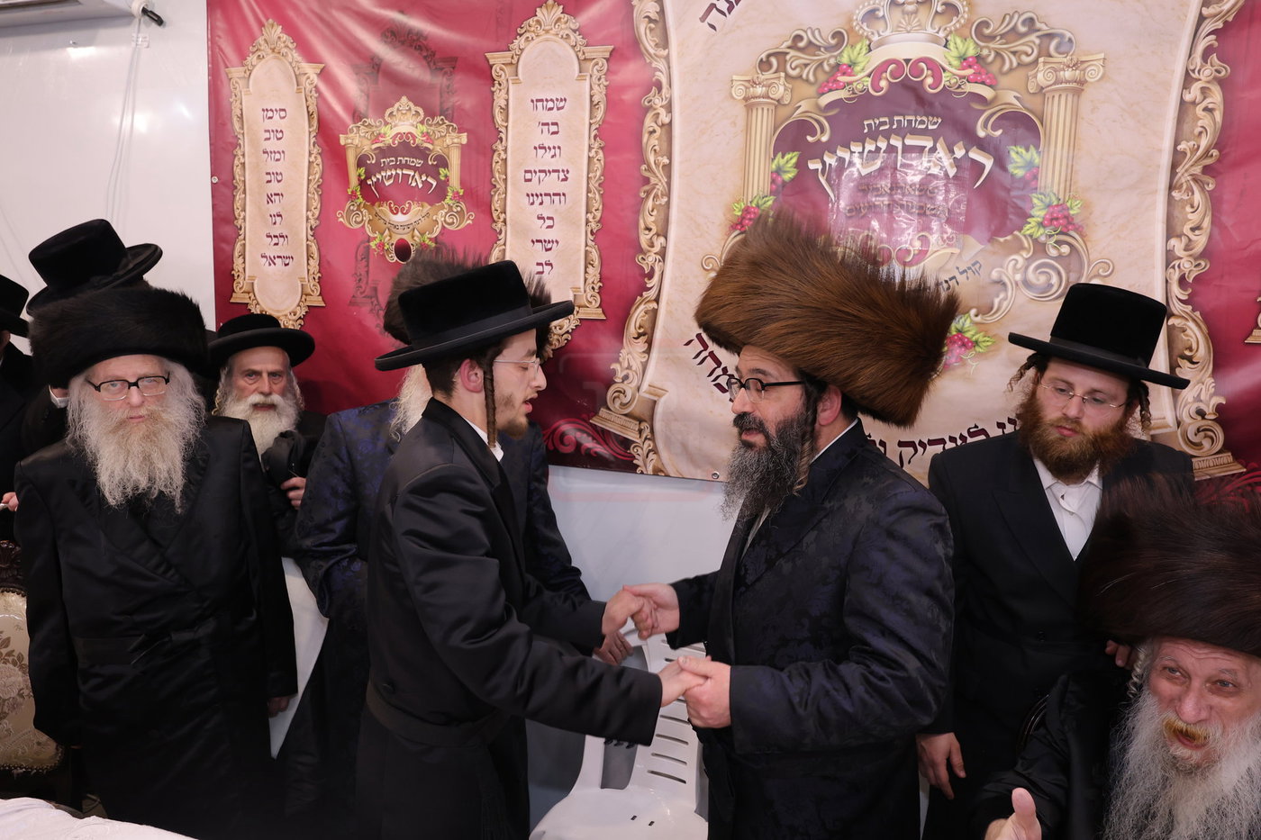 שמחת התנאים בחצרות טשארנאביל - משכנות הרועים - ראדושיץ בי"ש